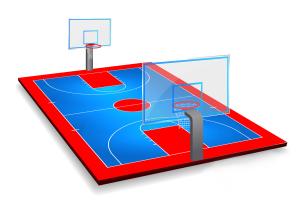 Quality Anti Slip Silicon PU Court Flooring Outdoor Sports Surfaces 4mm Thickness wholesale
