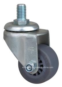 Quality 1.5&quot; Bolt Bearing Type Edl Mini 30kg TPE Swivel Caster for Industrial and Commercial wholesale