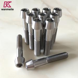 Quality Gr5 DIN912 Titanium Taper Head Bolt Titanium Hexagon Head Bolt For Motorcycle And Bike wholesale