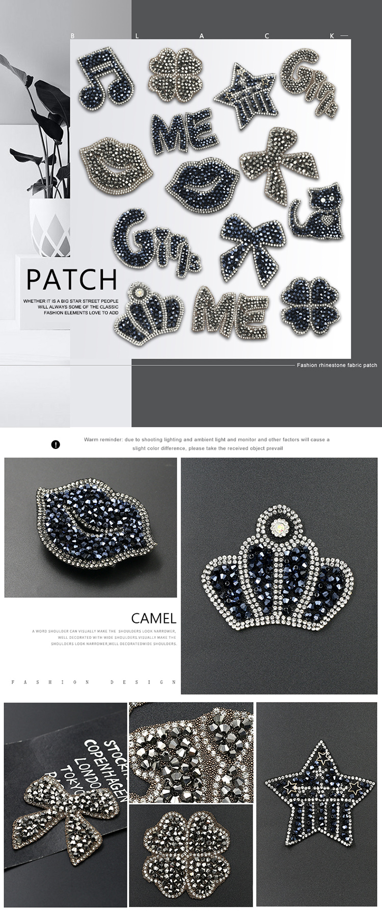 Custom Embroidered Patches Embroidery Custom Rhinestone Patches Sew On Custom Patches