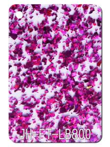 Quality Advertising 3D Bling Purple Glitter Acrylic Sheets Cut To Size wholesale