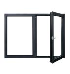 Thermal Insulation Tempered Glass Casement Window Aluminum Casement Doors