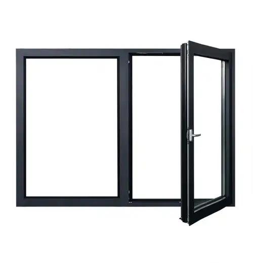 Thermal Insulation Tempered Glass Casement Window Aluminum Casement Doors