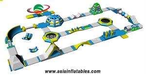 Quality Adults Inflatable Water Island Playground For Backyard Parks wholesale