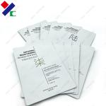 OEM Three Side Seal Pouch Aluminum Foil Facial Mask Bag