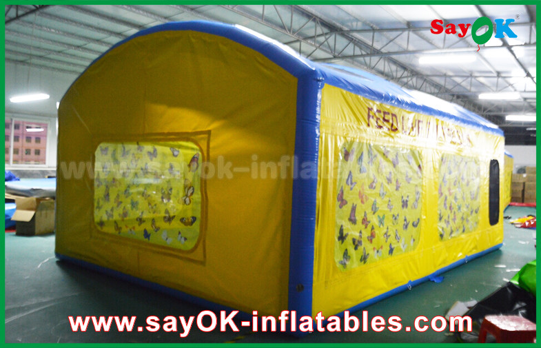 Large PVC Butterfly Inflatable House Tent For Teaching / Blow Up Camping Tent