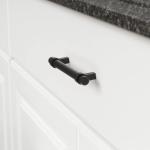 6.63-inch Stainless Steel Straight Bar Cabinet Handle 5-inch Hole Center Flat