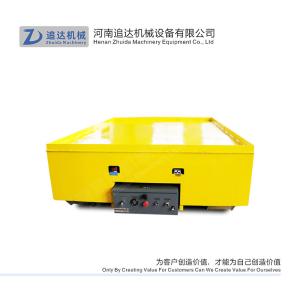 Quality 50 Ton Battery Powered Railroad Track Facility Motorized Transfer Cart wholesale