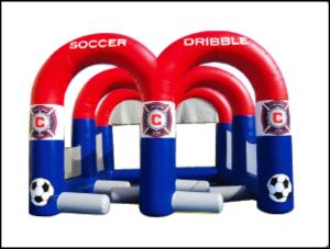 Quality Original Design Soccer Ball Theme Inflatable Bounce Round Inflatable Bounce for Sale wholesale