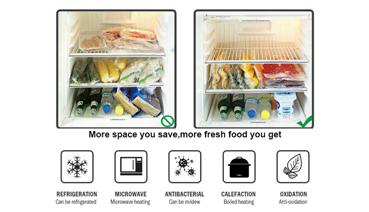Waterproof Frozen Food Packaging Film Rolls Commercial