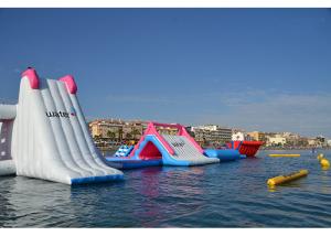 Quality Giant Inflatable Floating Water Park Equipment / Air Water Games for Kids and Adult wholesale