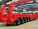 Lowbed/Lowboy Semi Truck Trailer Heavy Object Transportation Made Easy by