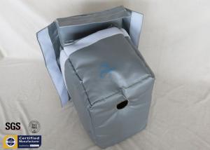 Quality Grey Thermal Insulation Jacket Removable Fiberglass Cover 300℃ 25MM wholesale