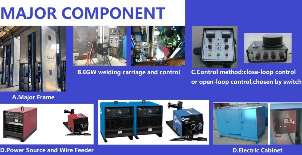 Large Wincoo Tank Vertical Seam Welding Machine for Electro-Gas Oil Tank Construction Equipment