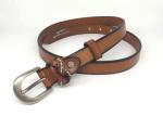 Hand Stitching Brown 23mm Women's Fashion Leather Belts
