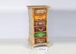 Silk Print Rope Handle Wooden Living Room Furniture