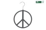 Wholesale Wheel Shape Black Color Velvet Shirt Hangers Clothes Hanger for Ties