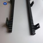 DIN 6 Straight Tooth Rack Gear 20mm Black Oxide Steel Rack Gear for Sliding Gate