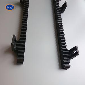 Quality DIN 6 Straight Tooth Rack Gear 20mm Black Oxide Steel Rack Gear for Sliding Gate Motor wholesale