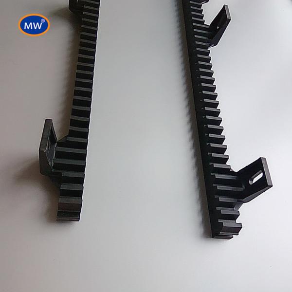 DIN 6 Straight Tooth Rack Gear 20mm Black Oxide Steel Rack Gear for Sliding Gate