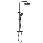 Contemporary Rainfall Shower Head System Bathroom Rain Mixer Shower Combo Set