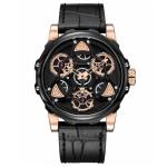 53mm Dial Men Quartz Watch Creative Versatile Leather Alloy Case