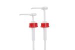 UKR30 57mm Closure 15cc 30cc Red Plastic Ketchup Sauce Dispenser Pump of Pilfer