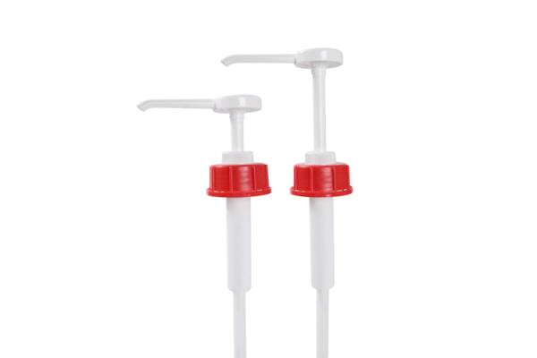 UKR30 57mm Closure 15cc 30cc Red Plastic Ketchup Sauce Dispenser Pump of Pilfer