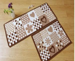 Quality Mini Table Commercial Door Mats Anti - Slip Cafe Pattern Nylon Material wholesale