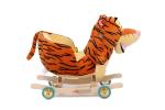 Cute Brown Cute Baby Toys Tiger Plush Baby Rocking Animal Chair