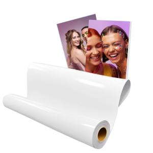Quality 220gsm Cast Coated Glossy Surface Photo Paper Roll For Inkjet Printing wholesale