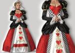 Holiday Queen Of Hearts Princess Halloween Costumes Prince Design With Choker