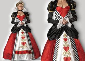Quality Holiday Queen Of Hearts Princess Halloween Costumes Prince Design With Choker wholesale