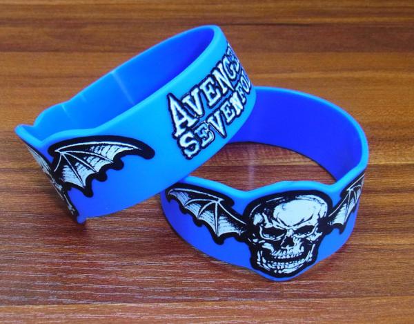 Adjustable Silicone Rubber Parts Silicone Rubber Wristbands With Embossed Print