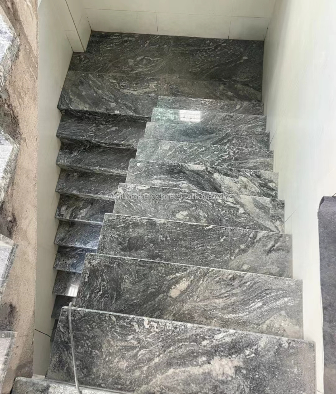 Natural Grey Granite Slab for Stairs and Floors A Modern Twist on Natural Fantasy