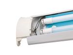Plastic Indoor Industrial Lighting Fixture Led Tube Lamp Inside Thread Hole