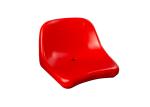 SGS Approved Uniform Texture Red HDPE Plastic Stadium Chair