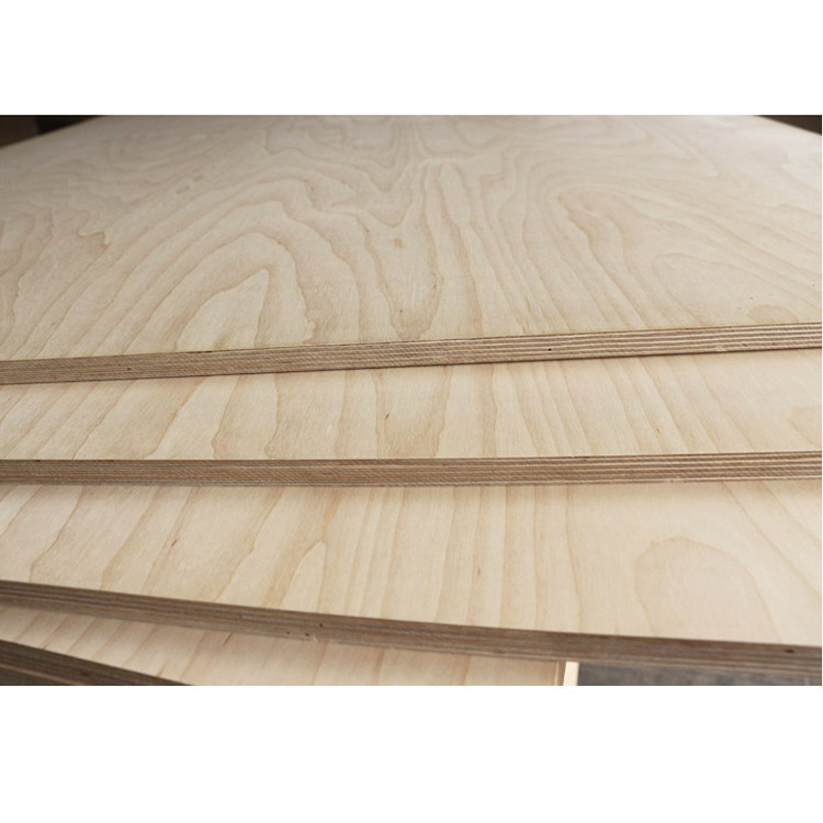 Plywood sheet factory poplar laminated melamine paper interior birch artificial veneer