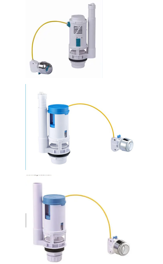 Modern Design Style Adjustable Height Dual Flush Valve For Bathroom Toilet Water Tank