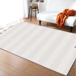 Striped checkered new large carpet supply wholesale feather ins style bedroom