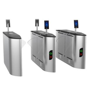 Quality Brushed Stainless Steel Pedestrian Barrier Gate Turnstile Entry Systems wholesale