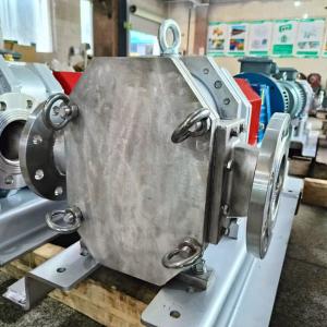 Quality Cast Iron Durable Rubber Lobe Pump 5.5-340m3/H For Transfer Fluid wholesale