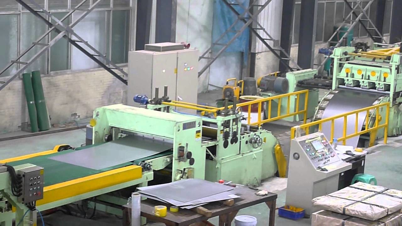 380V 50Hz 3 Phase Cold Coil Steel Slitting Lines 30m / Minute Green Color