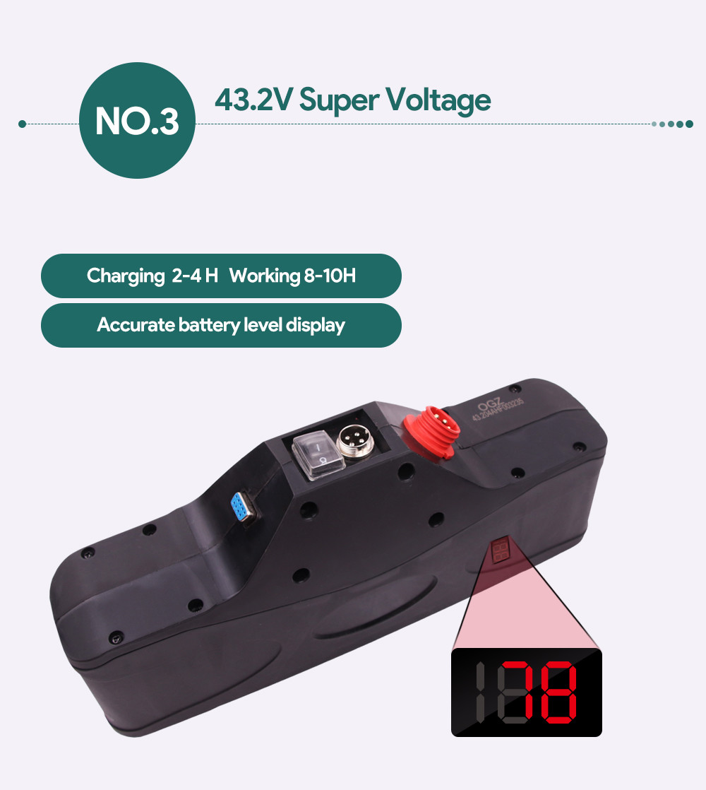 Swansoft 4.0CM Electric Pruning Shears Pruners Scissors for Pruning with LED Display Finger Protection/Progressive Cut