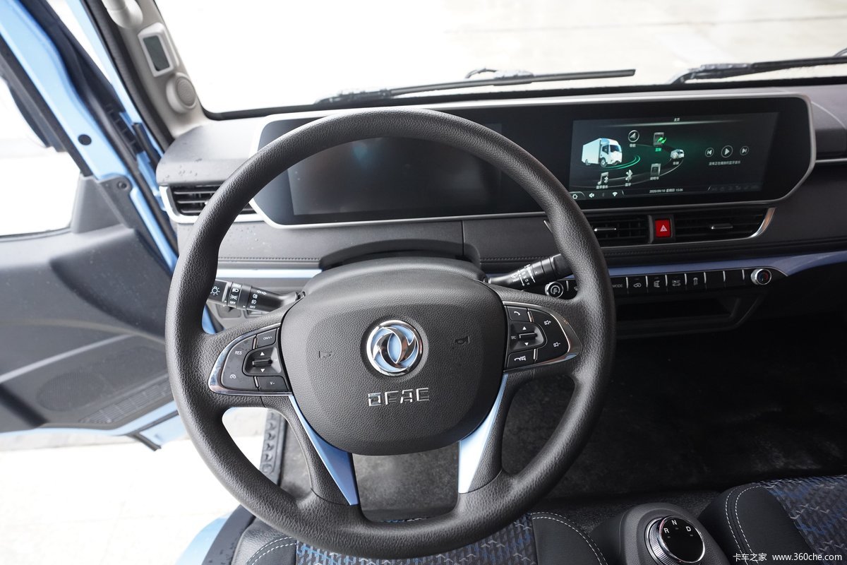18.5CBM Electric Van Cargo Truck with Rear Camera and Electronic Stability Control