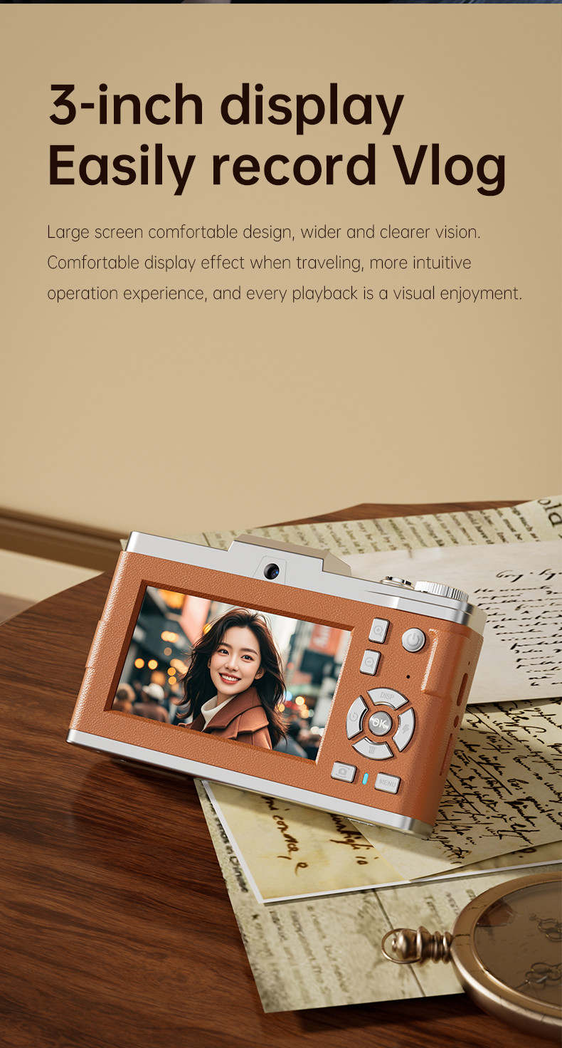 NEW Retro Trend Ultra Clear Dual Camera 4K Ultra HD Camera