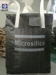 Flat Bottom Woven Polypropylene Bags / One Ton Bulk Bags For Microsilica