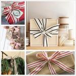 ISO14001 Striped Cotton Ribbon 15mm-38mm Black And White Ribbon