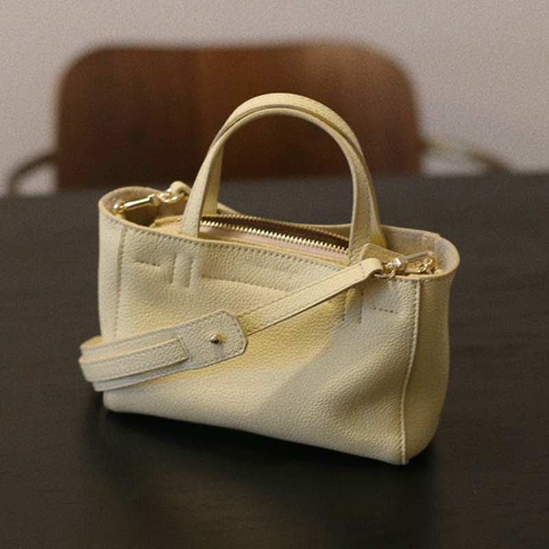 All Seasons Mini Tote in First Layer Cowhide Portable and Fashionable Handbag for Women