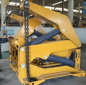 Quality 37 Tons Container Side Loader Truck Mounted Crane Euro 2 6 - 13m Length wholesale